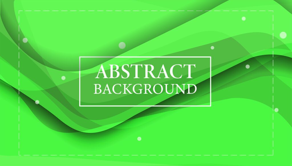 green fluid abstarct background Free Vector