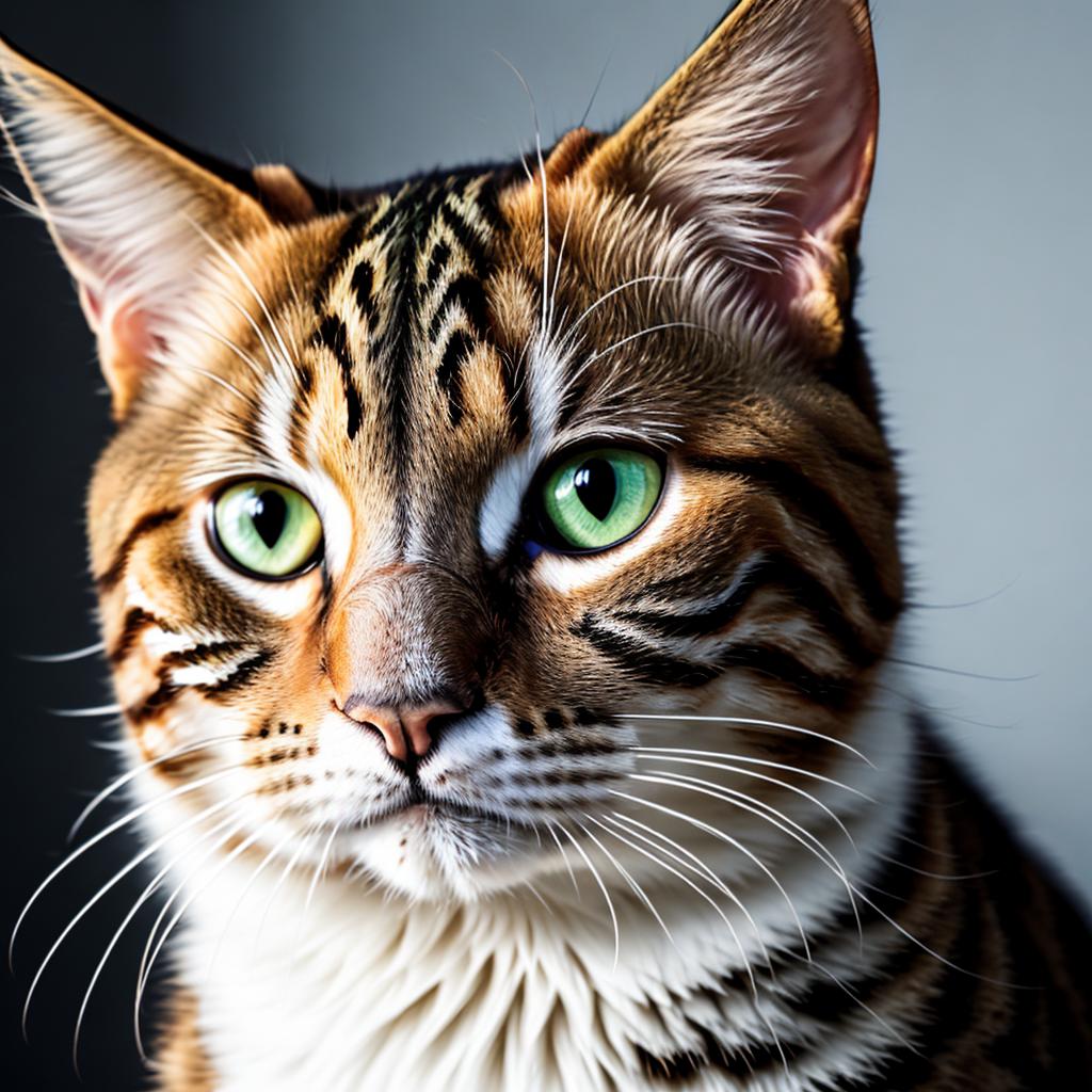 Cat Portrait photography,Realistic face,Natural by @ai_generated