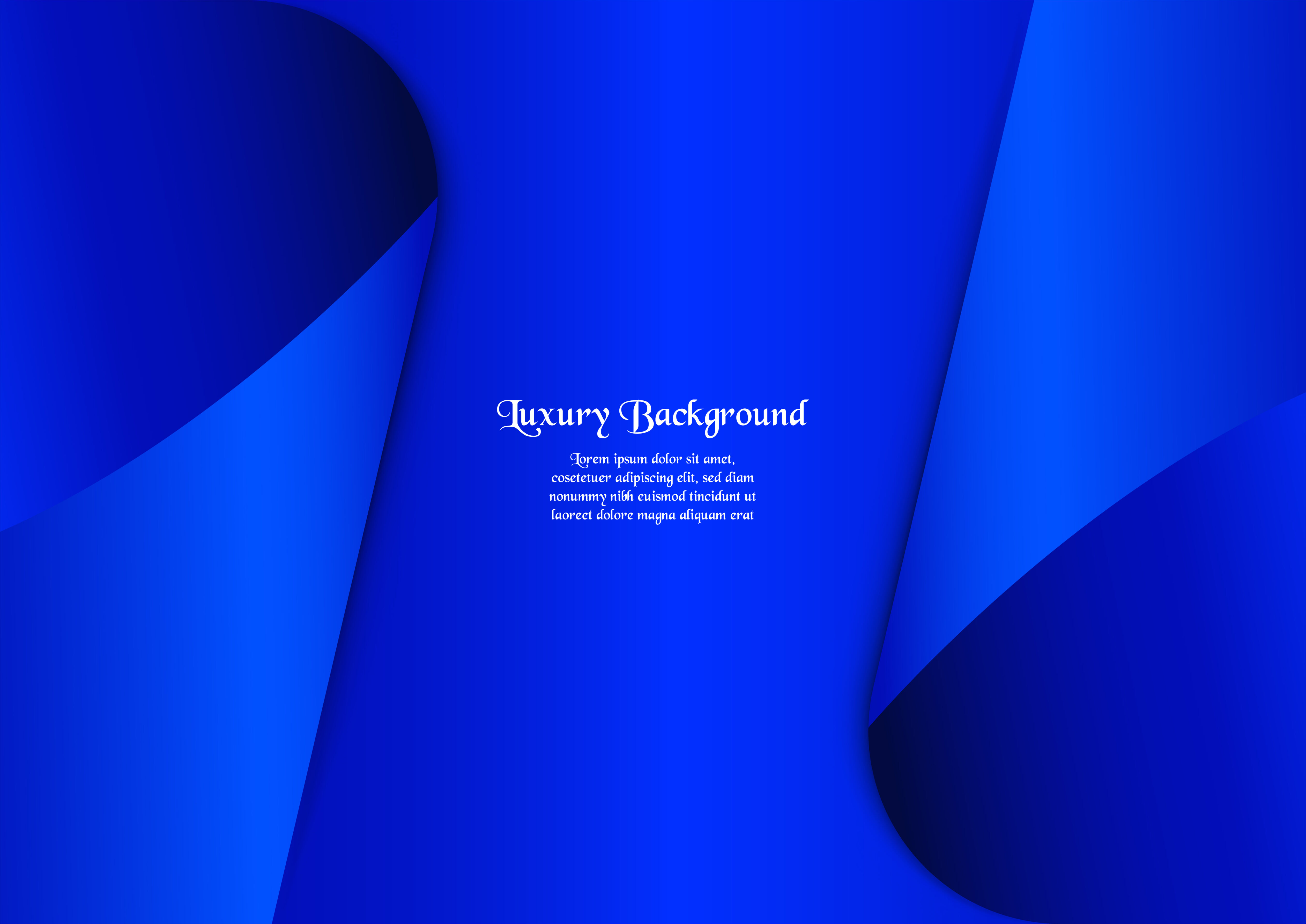 Abstract blue background in premium concept with copy space.Template design for cover, business presentation, web banner and packaging. Free Vector