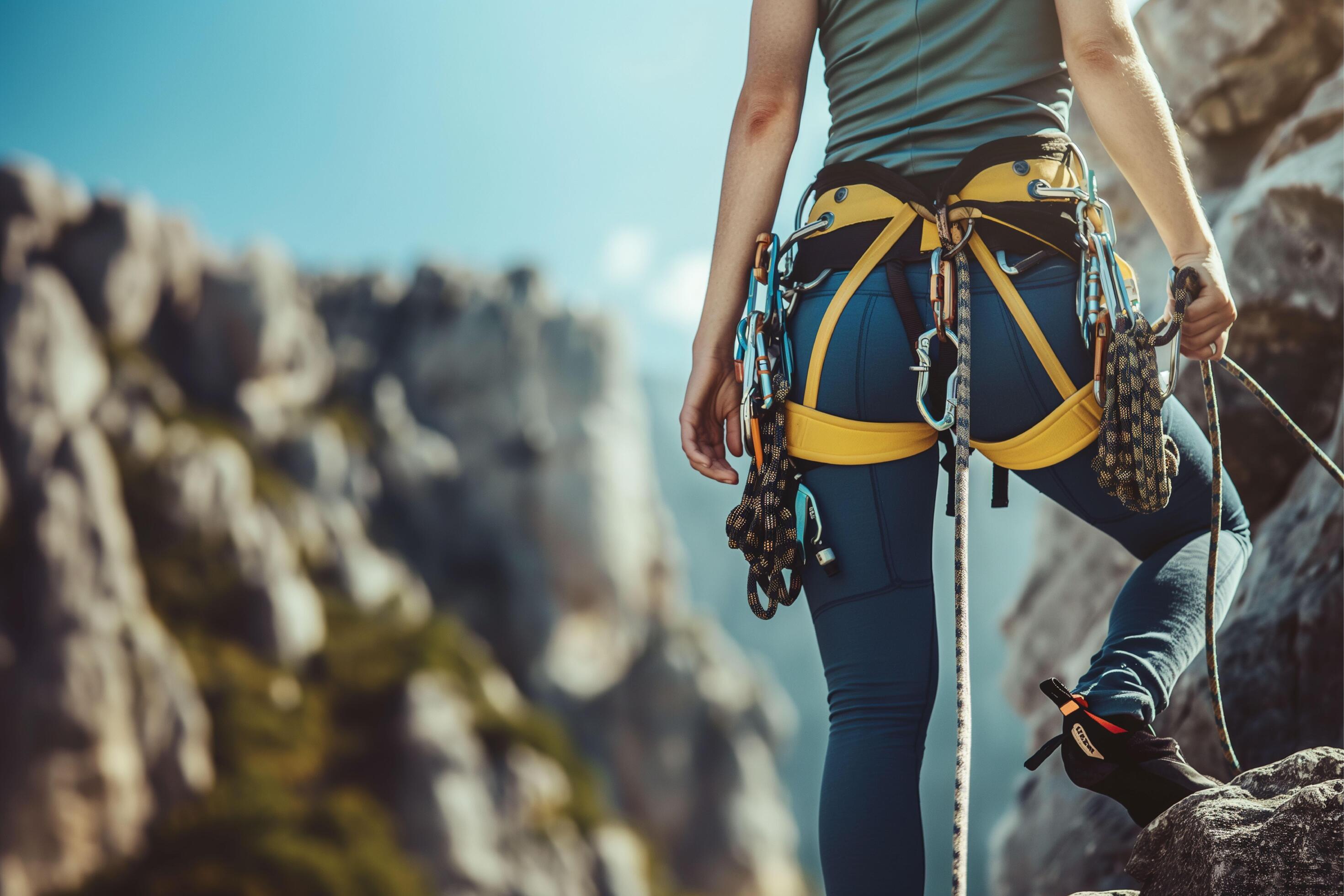 women climbing mountains Stock Free