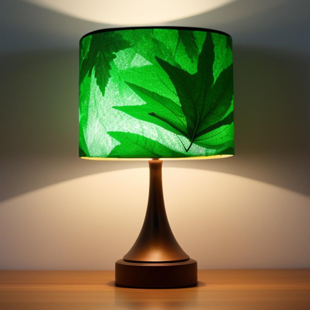 Artwork of a leaflamp by @ai_generated