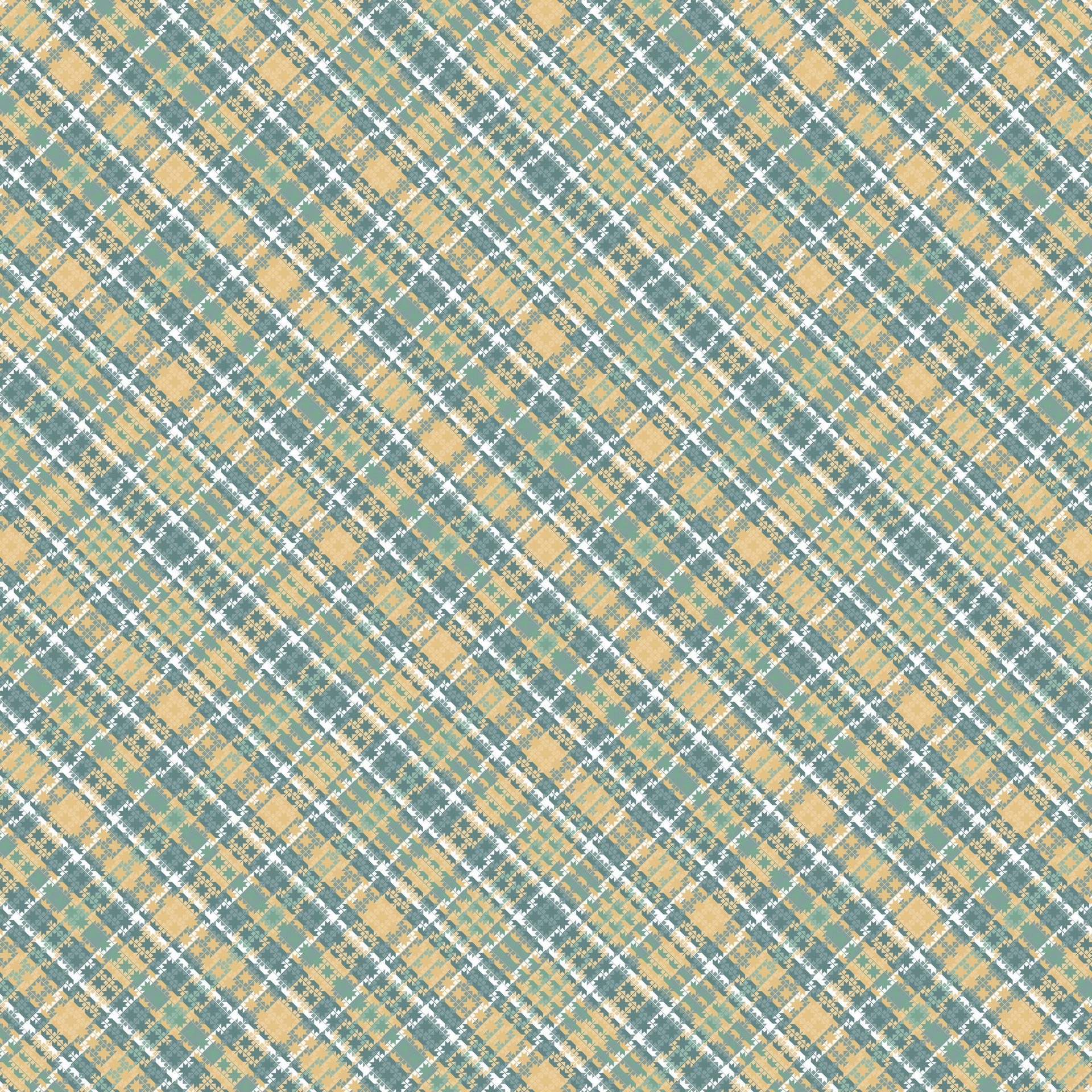 Tartan plaid pattern with texture and nature color. Free Vector