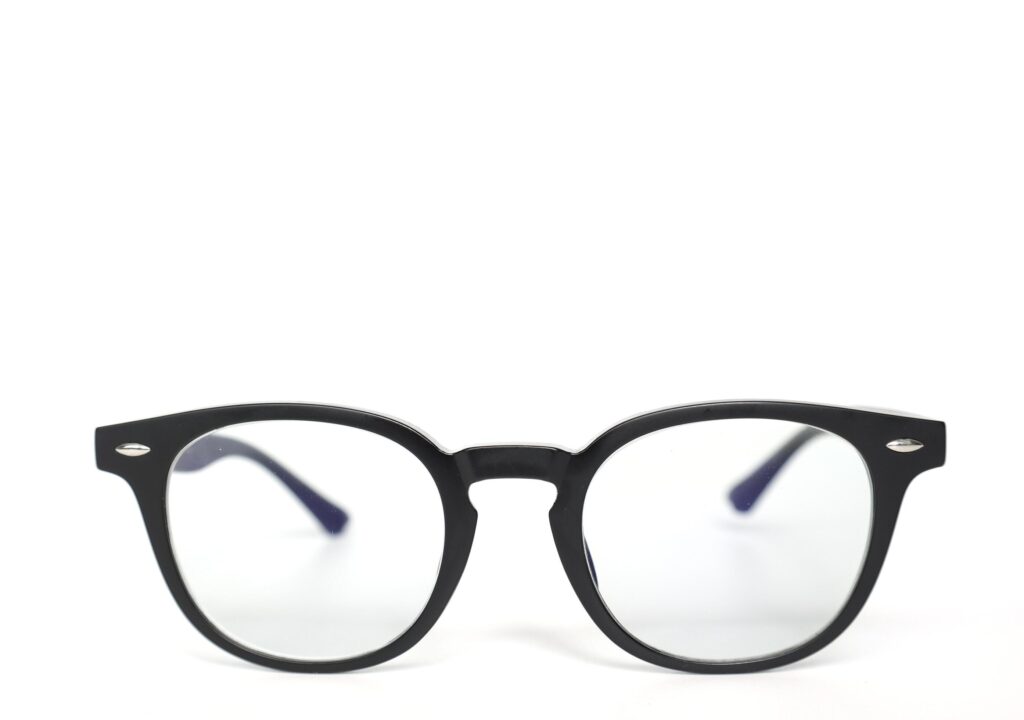 Glasses on white background, eyeglasses on white background Stock Free