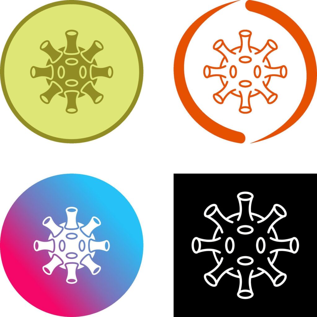 Virus Icon Design Stock Free