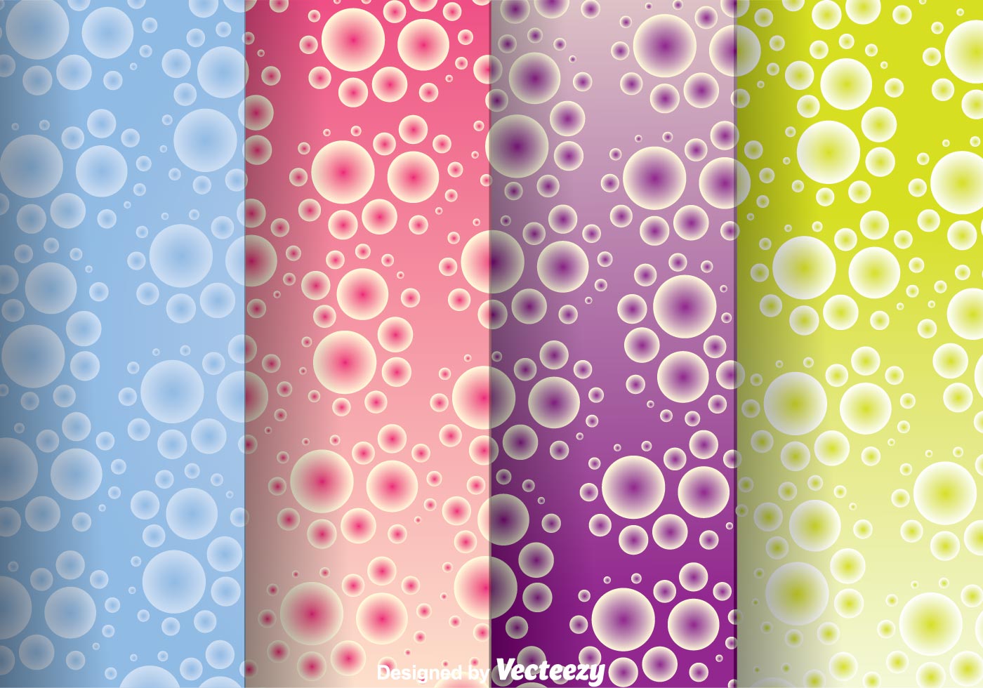 Bubble Polka Dot Pattern Free Vector and Free SVG