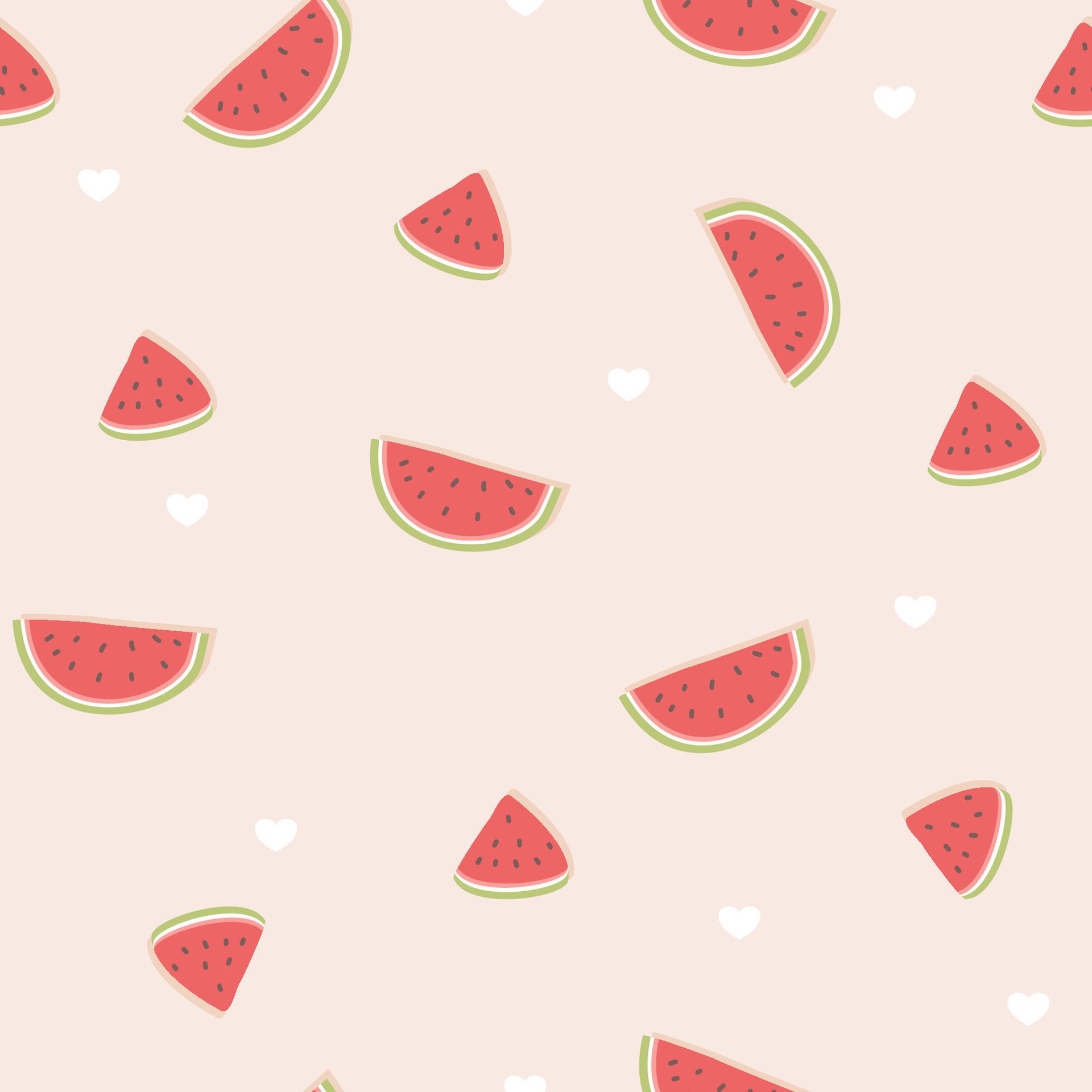 Cute watermelon seamless pattern Free Vector