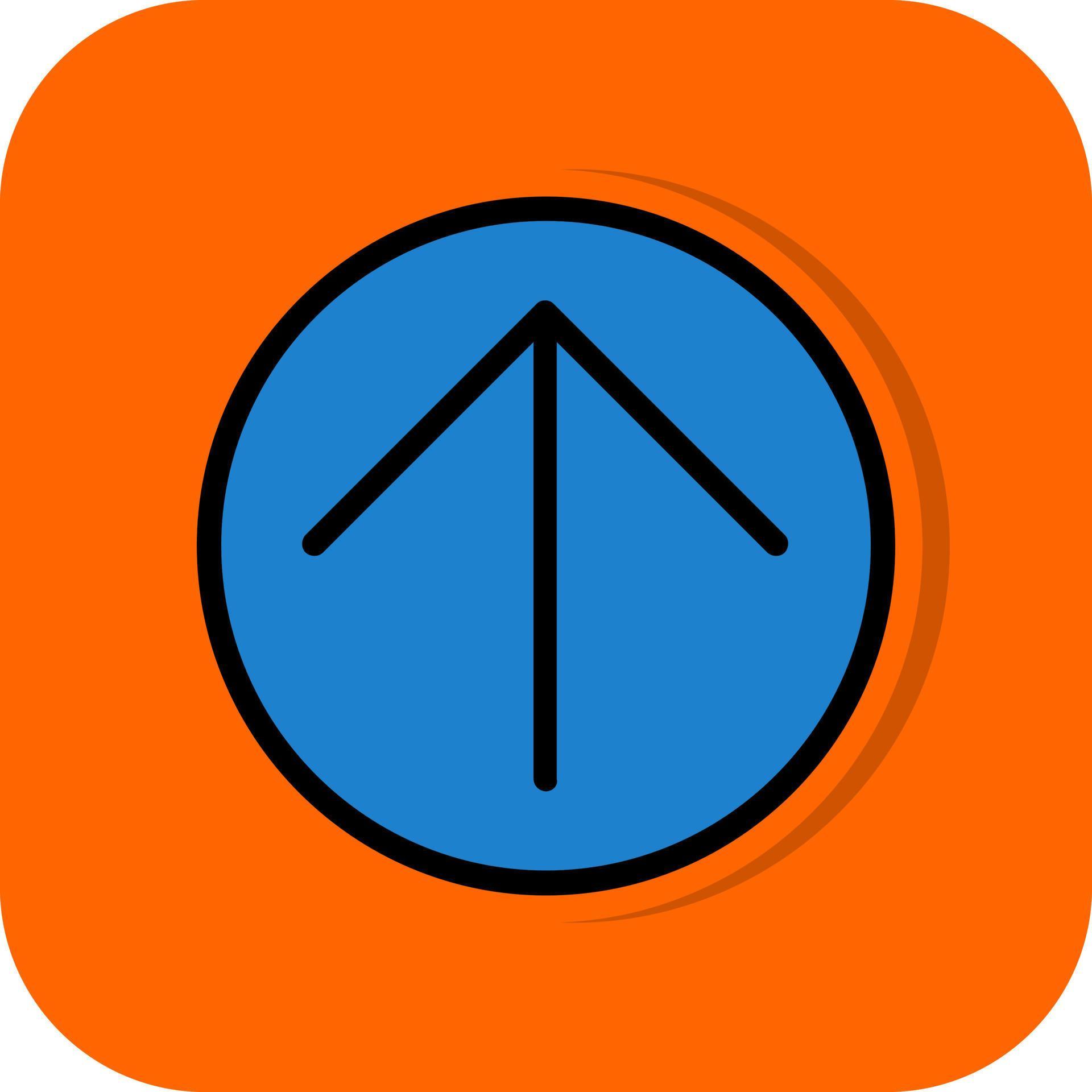 Arrow Circle Up Vector Icon Design Stock Free