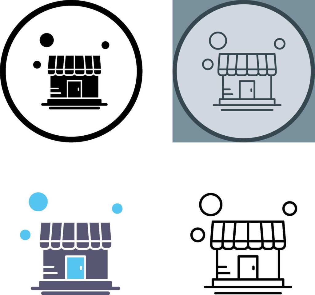 Store Icon Design Stock Free