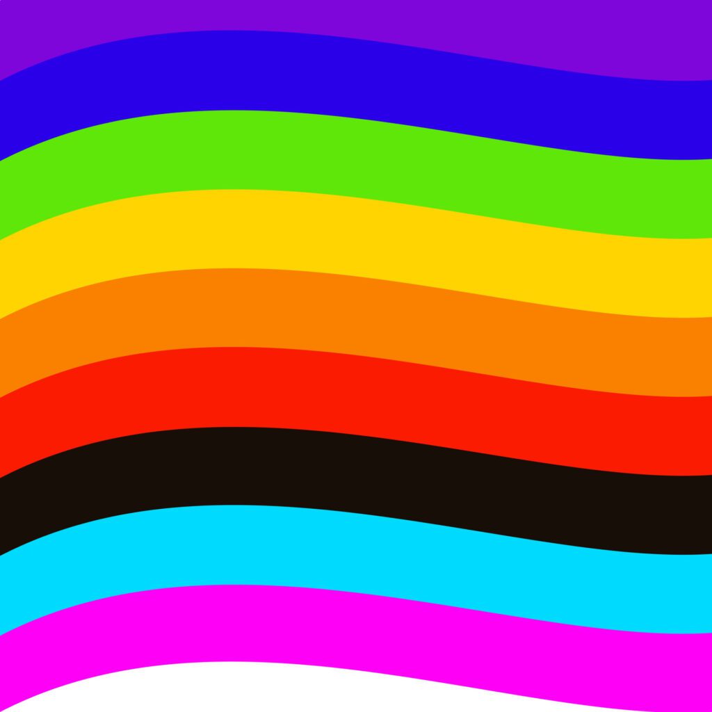 Rainbow texture, symbol of gay, lesbian, bisexual, transgender and LGBT community. Free Vector and Free SVG