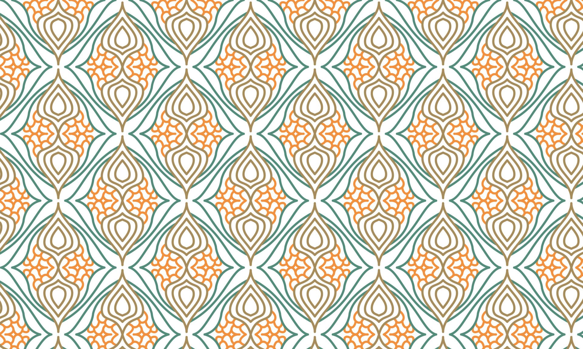 elegant ethnic pattern background Free Vector