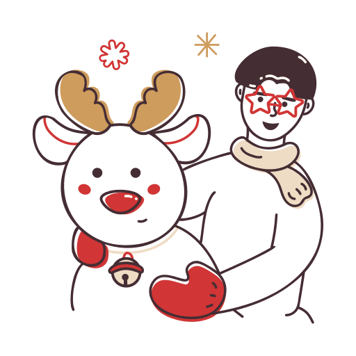 Christmas, snowman, xmas illustration