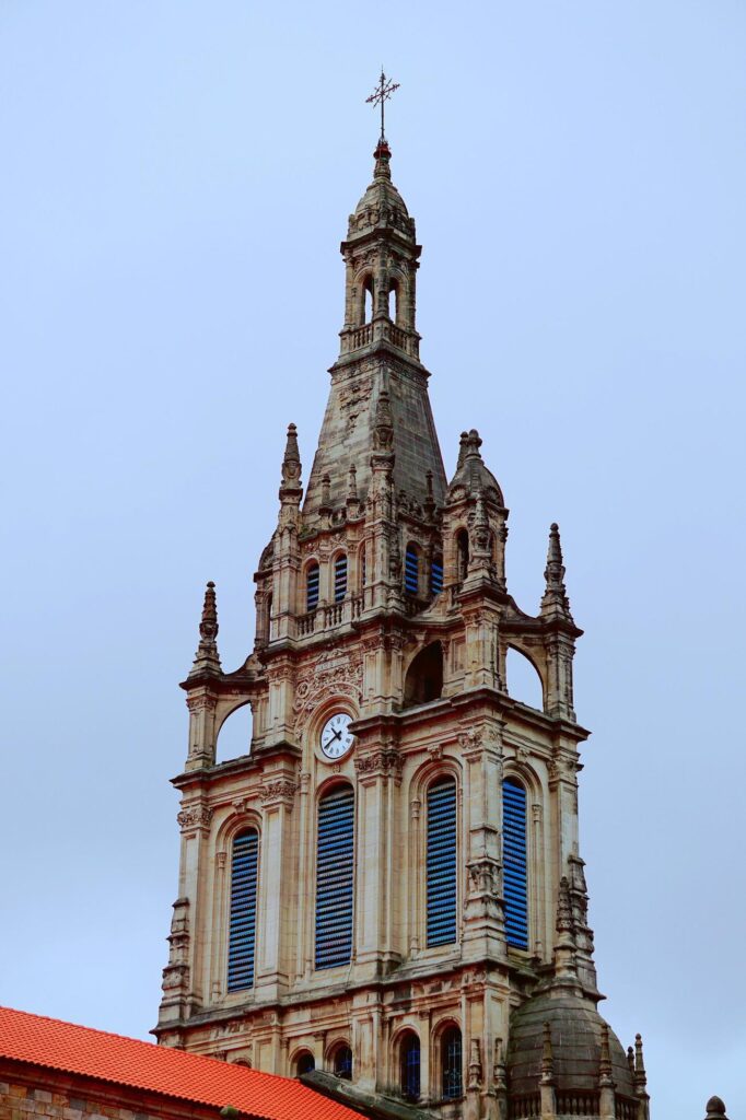 Church architecture in Bilbao city, Spain Stock Free