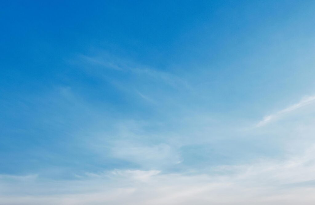 beautiful blue sky with white cloud view nature Stock Free