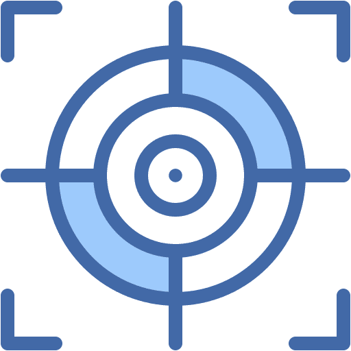 Gambler, target, dart icon