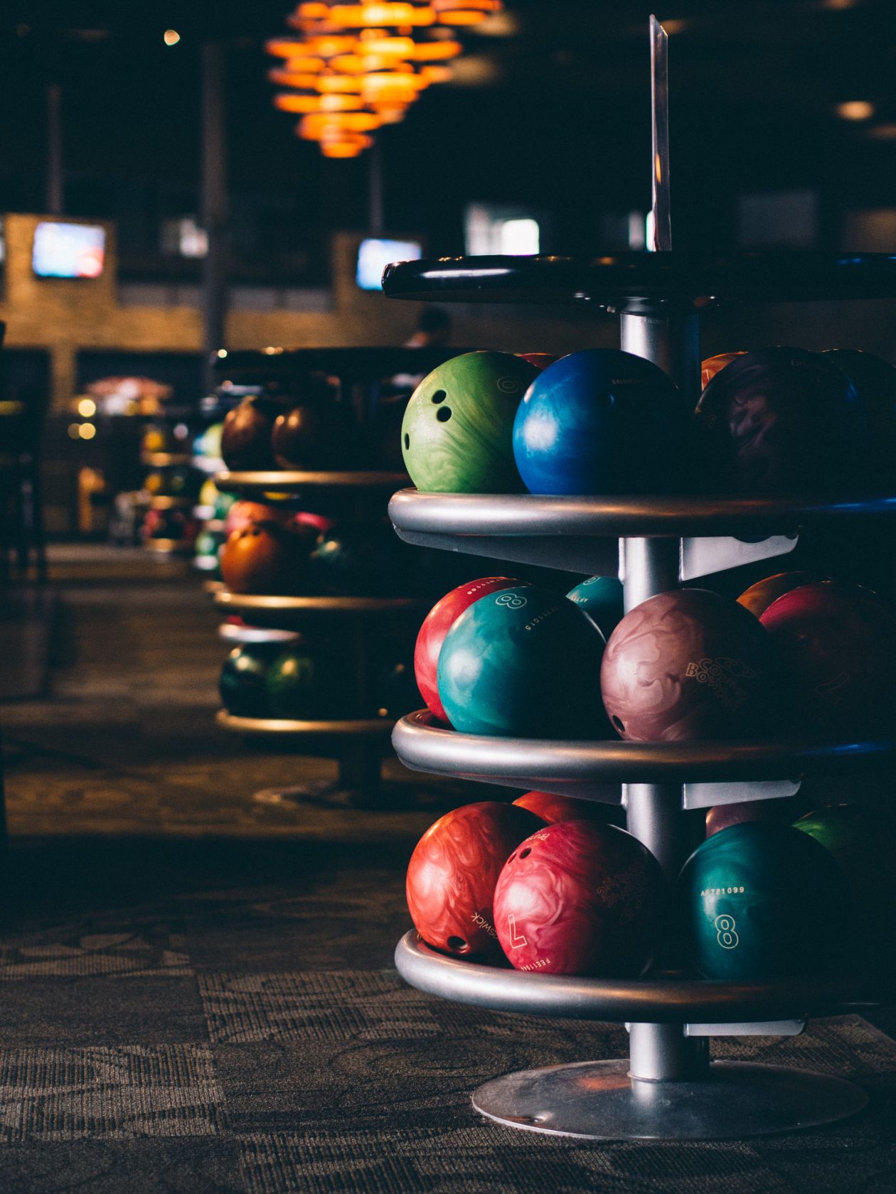 Bowling balls Stock Free