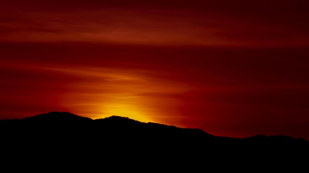 Beautiful sky at sunrise Natural background Stock Free