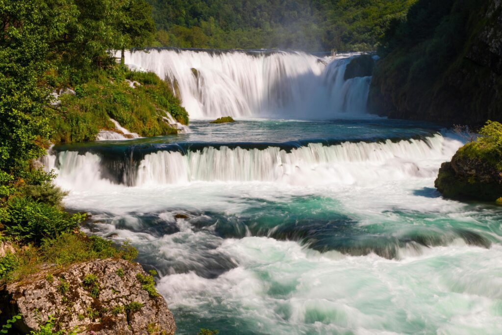 Waterfall nature landscape Stock Free