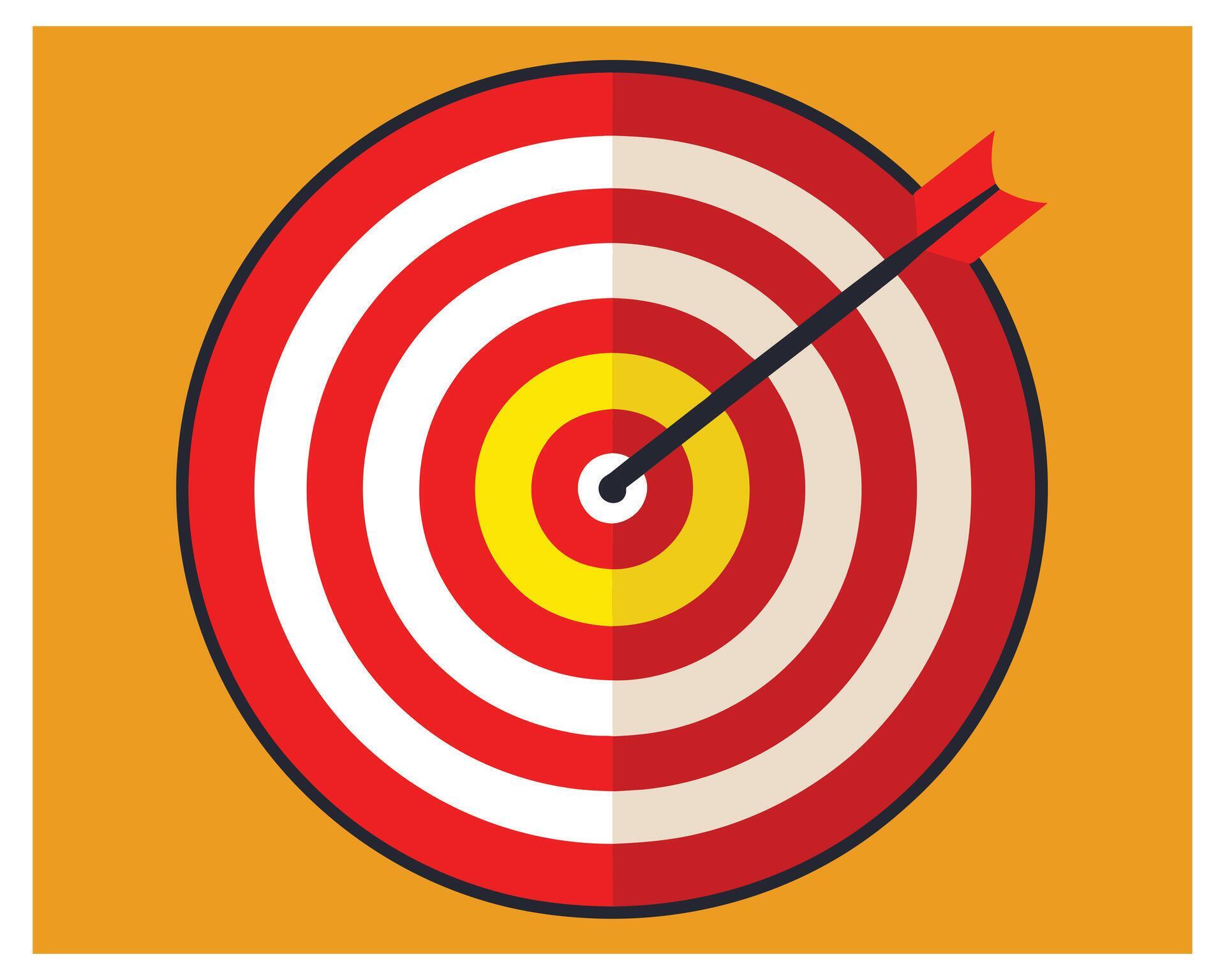 Target Arrows Vector Design On White Background illustration Stock Free