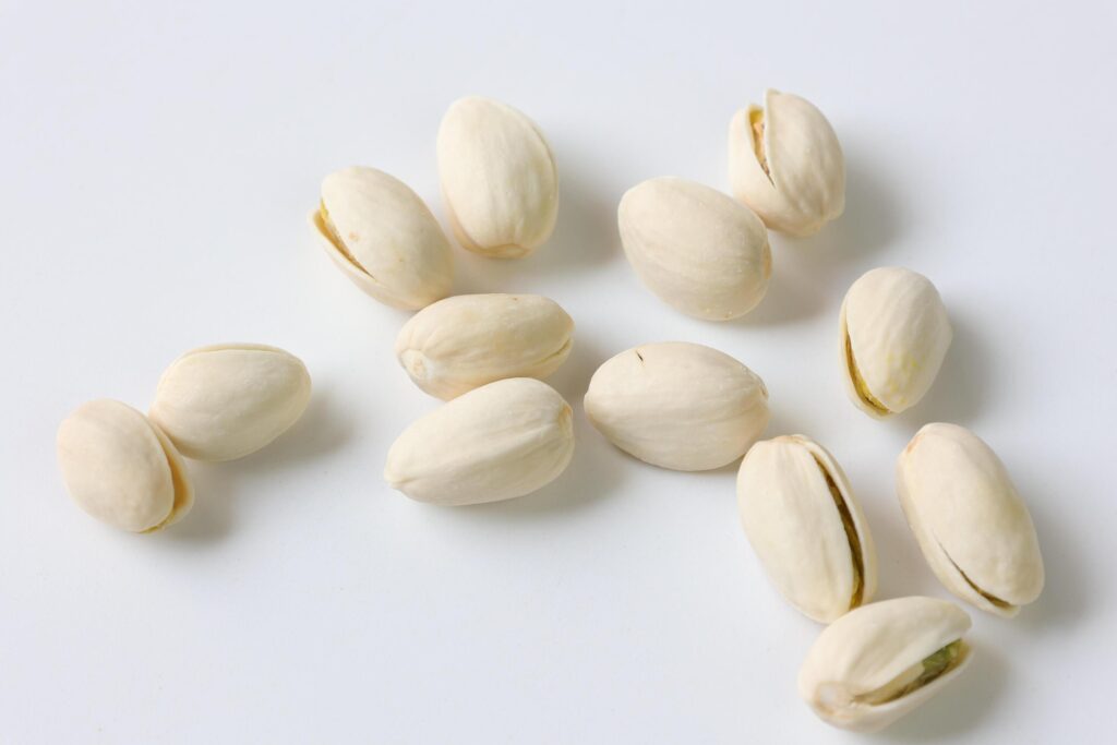 Pistachio nut isolated on white background Stock Free