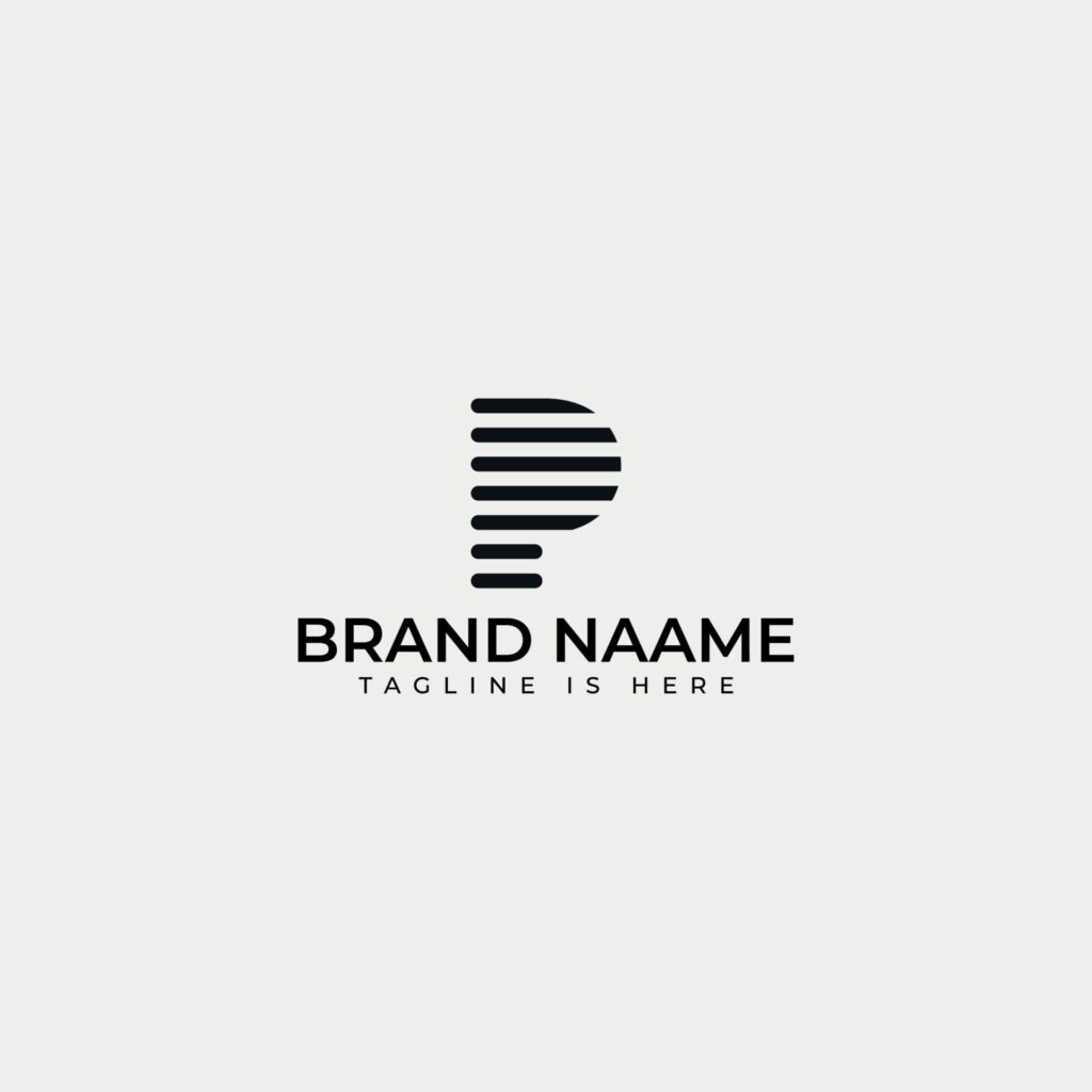 P Letter Logo Design Template Stock Free