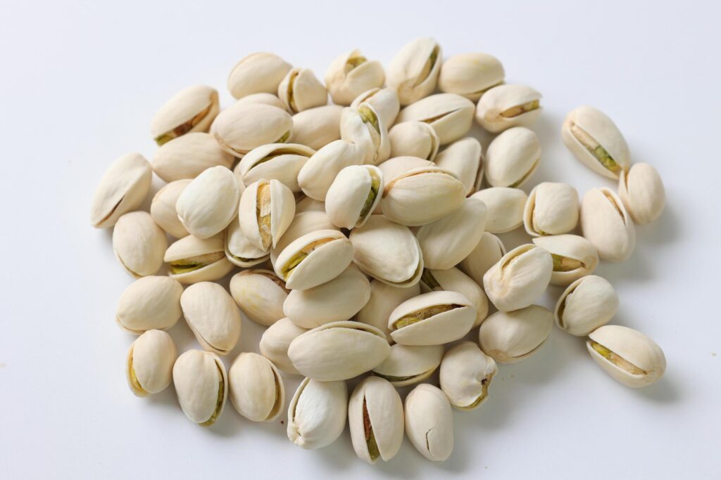 Pistachio nut isolated on white background Stock Free