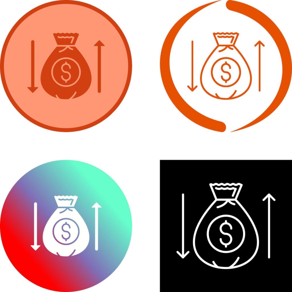 Money Bag Icon Design Stock Free