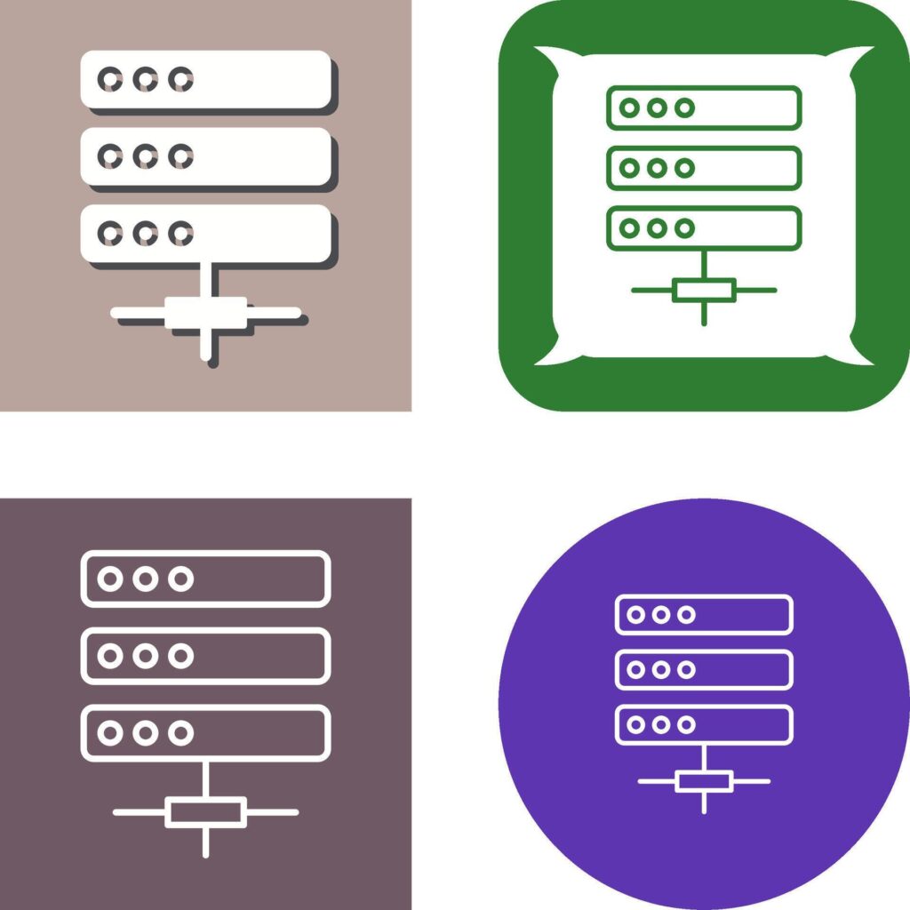 Server Icon Design Stock Free