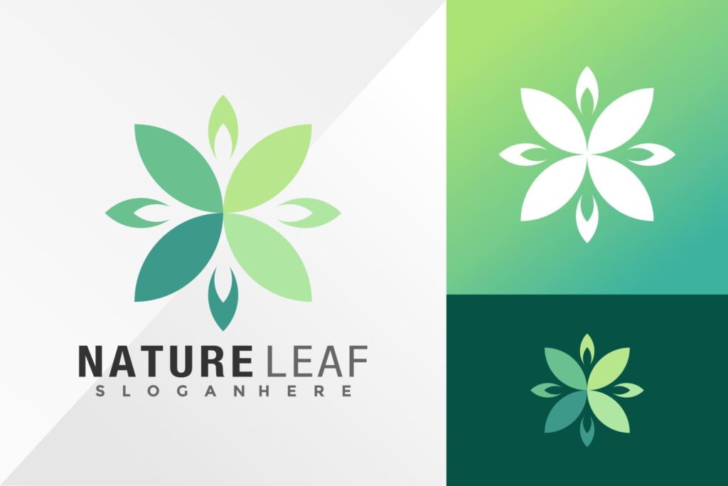 Nature Leaf Logo Design Vector illustration template Stock Free and Free SVG