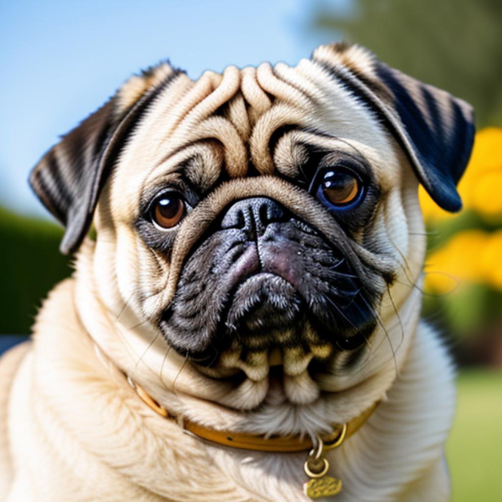 Jewish pug by @c367gwv8 by @ai_generated