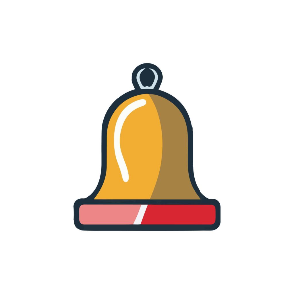 vector bell icon Stock Free