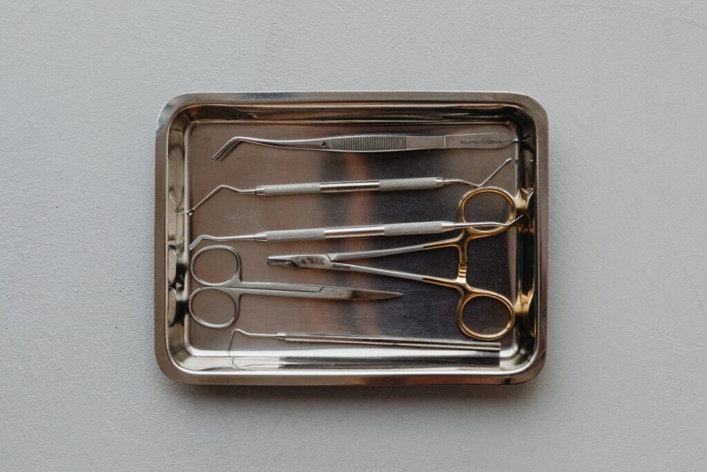 Detail of dental tools Stock Free