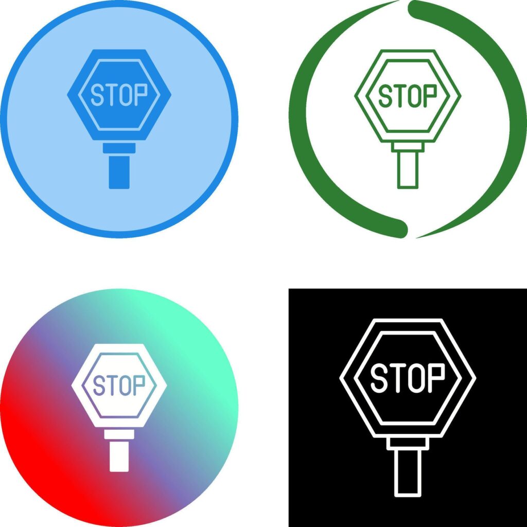 Stop Sign Icon Design Stock Free