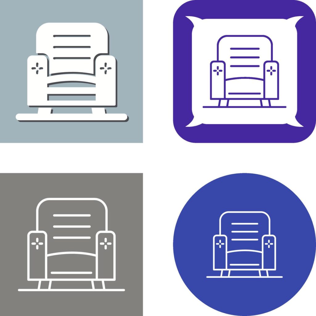 Armchair Icon Design Stock Free