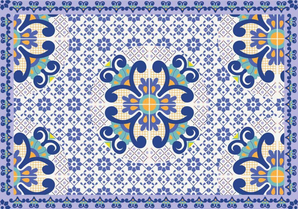 Talavera Pattern Vector Free Vector and Free SVG