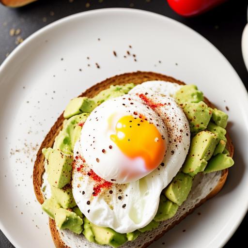 Close-up of Avocado Toast by @ai_generated