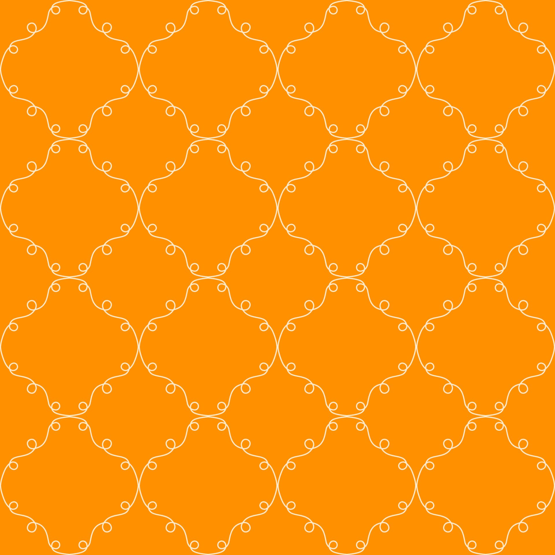 Simple seamless ginger, orange damask pattern. Vector texture for fabric, wallpaper, wrapping, scrapbooking. Free Vector