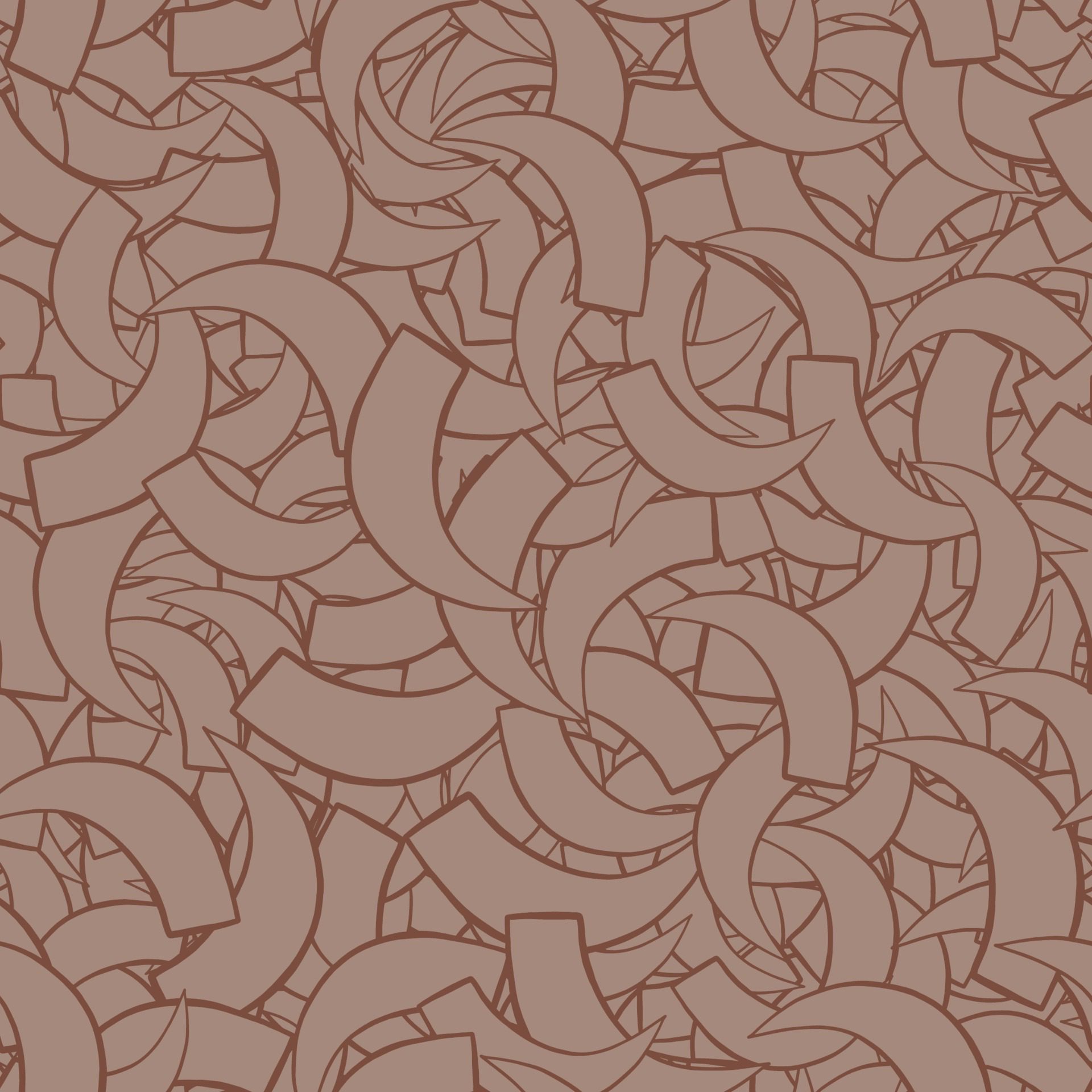 Vector seamless texture background pattern. Hand drawn, brown colors. Free Vector