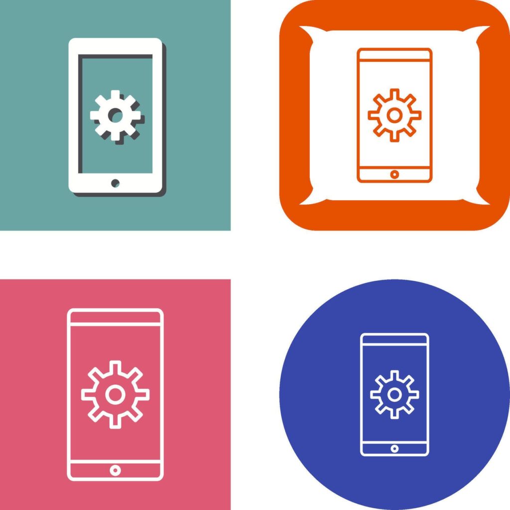 Network Settings Icon Design Stock Free