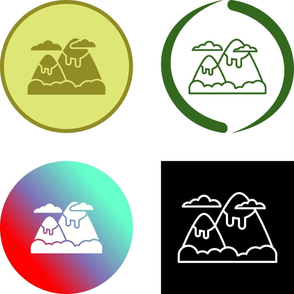 Mountain Icon Design Stock Free