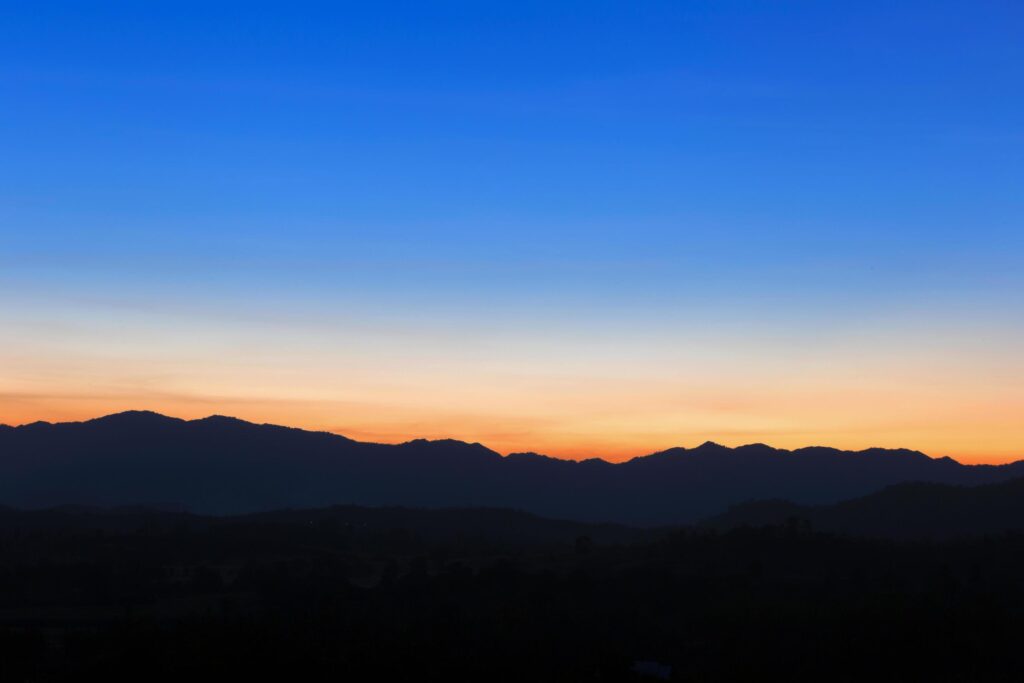 Beautiful sky at sunrise Natural background Stock Free