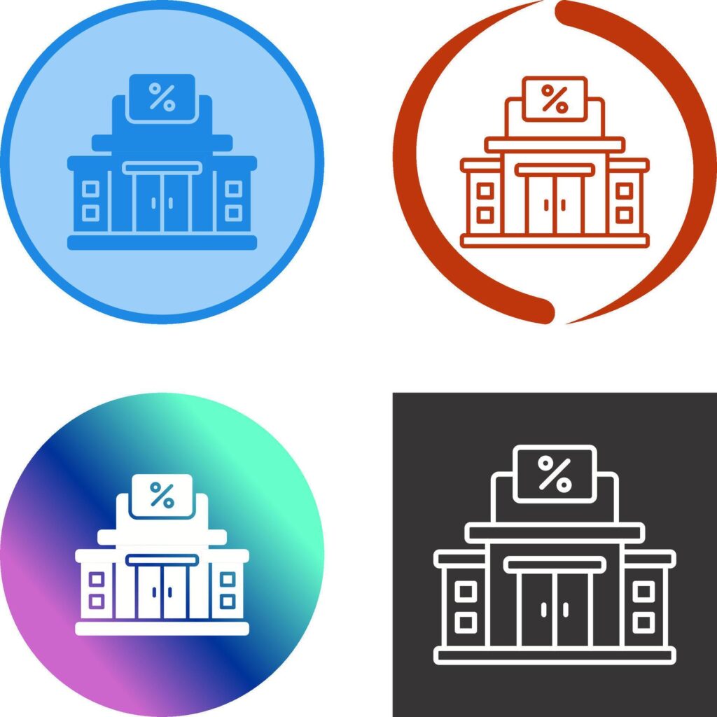 Tax Office Icon Design Stock Free