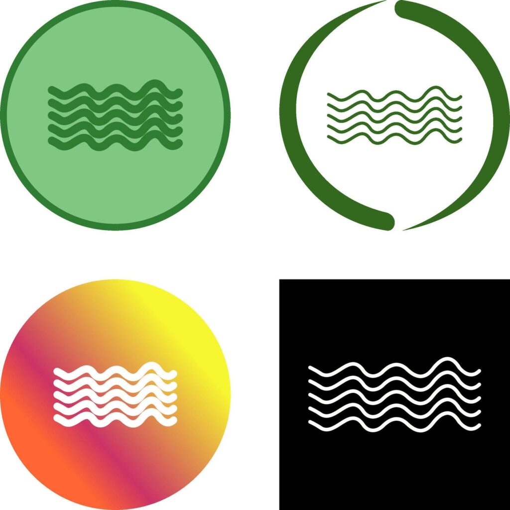 Magnetic Waves Icon Design Stock Free