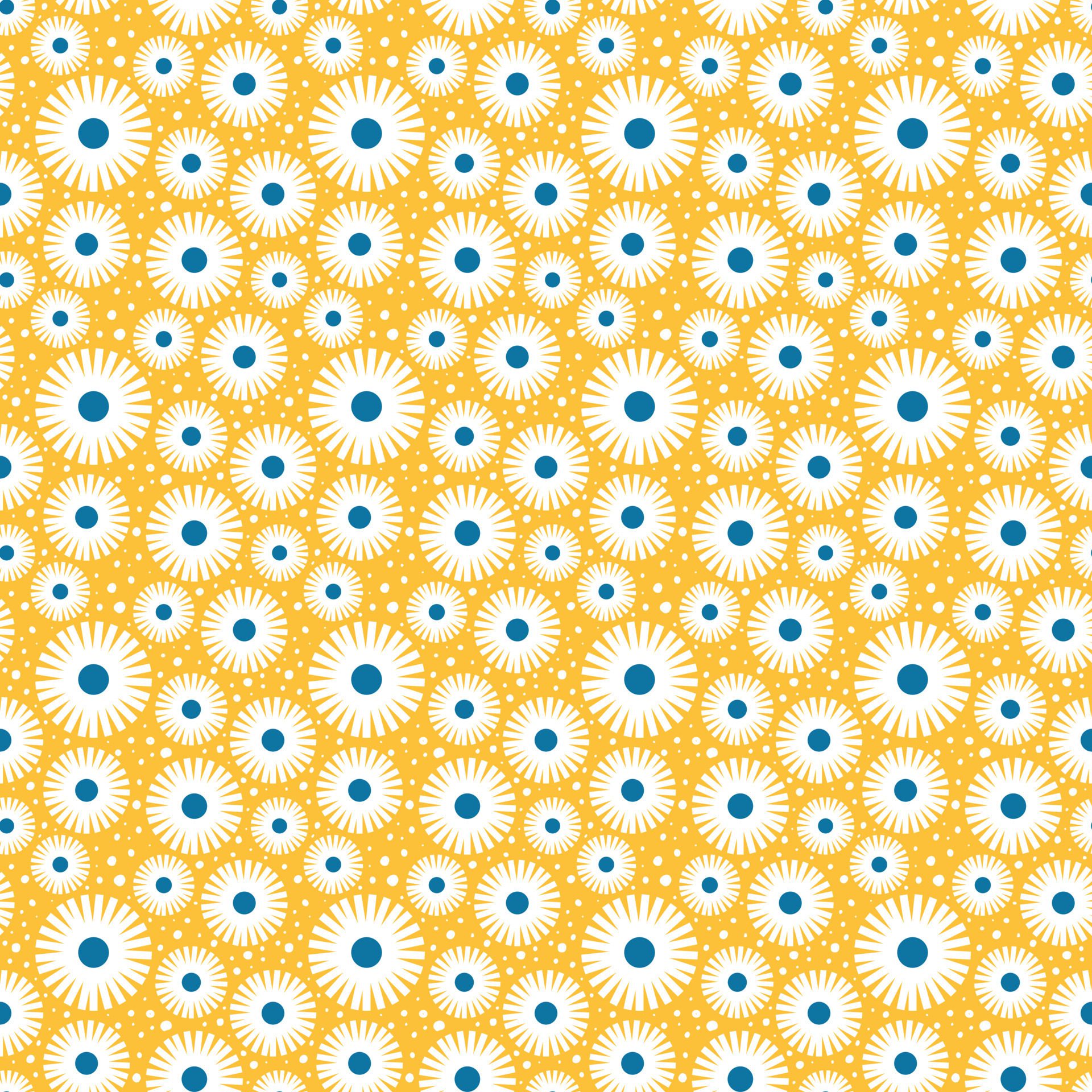 Seamless pattern of autumn flowers. Fabric decoration pattern. Free Vector and Free SVG