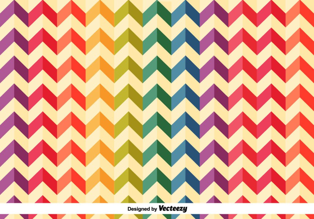 Colourful Herringbone Vector Pattern Free Vector and Free SVG