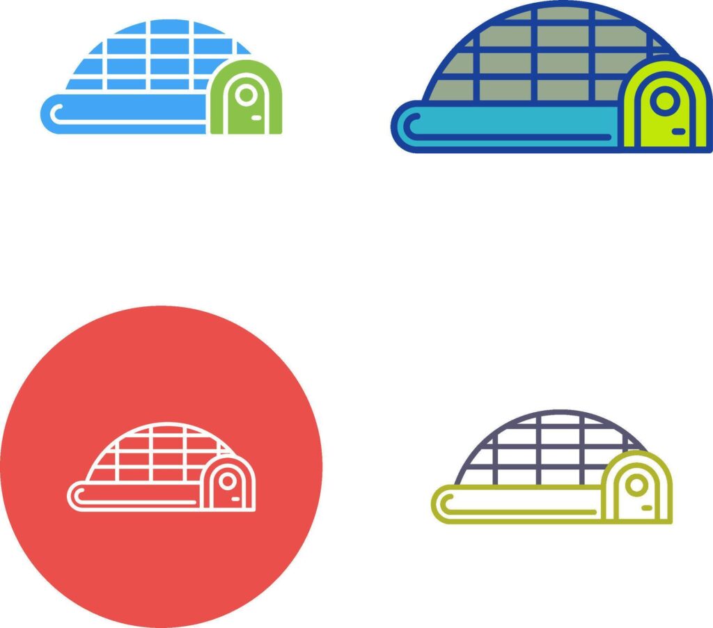 Igloo Icon Design Stock Free