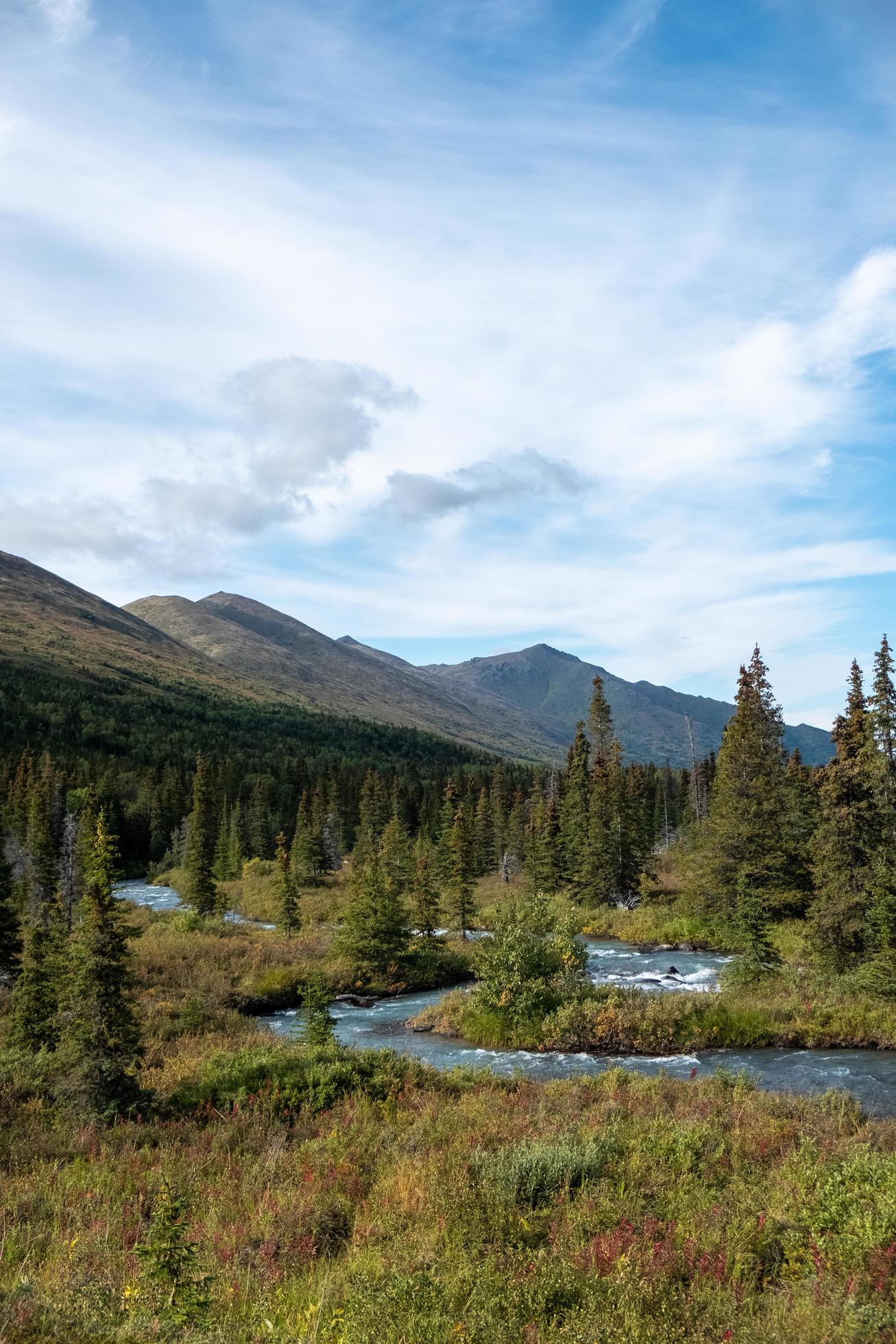 Nature landscape in Alaska Stock Free