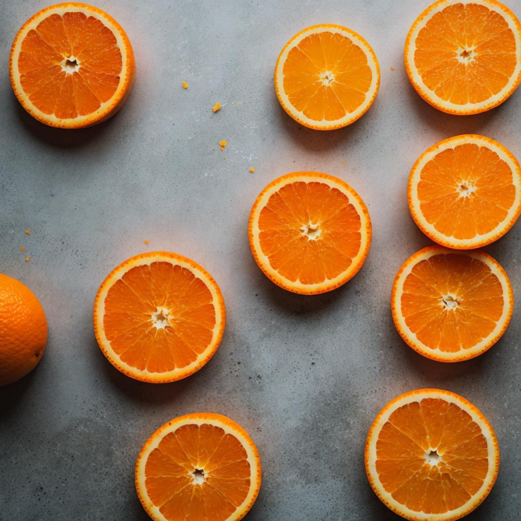 Orange slices by @5tp_24ig by @ai_generated