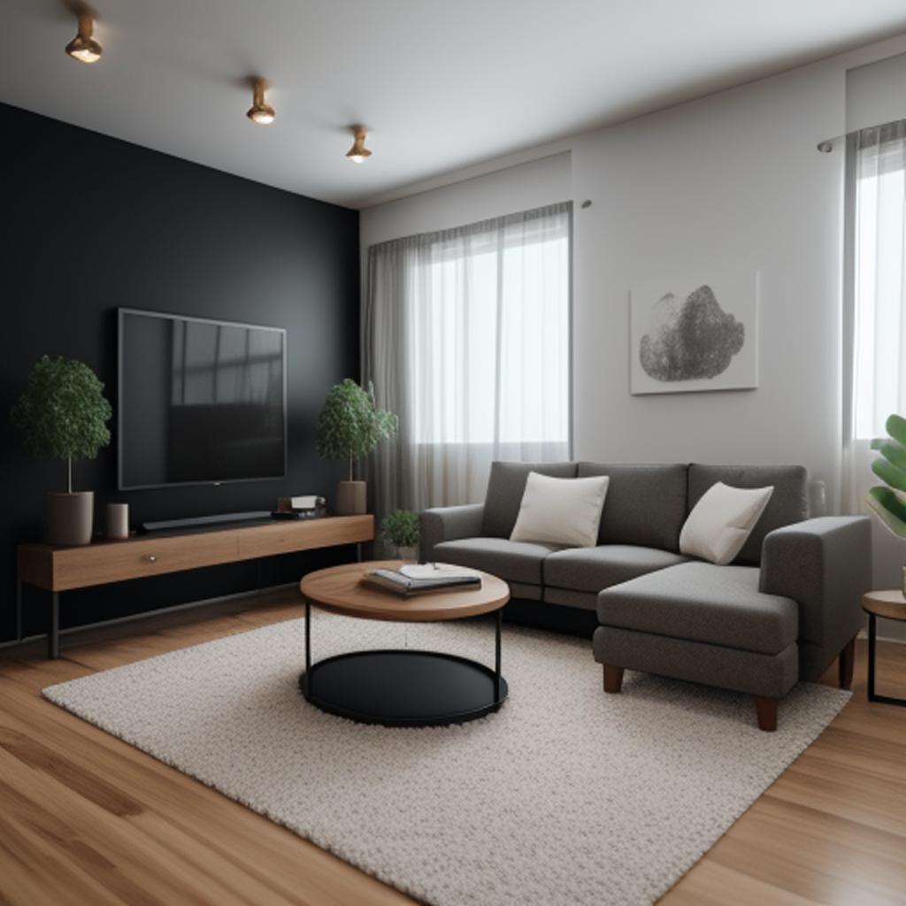 
									A simple studio apartment by @ai_generated