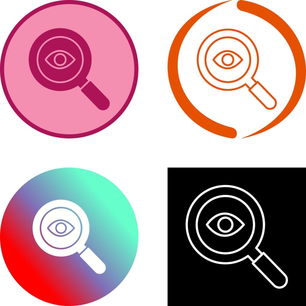 Detective Icon Design Stock Free