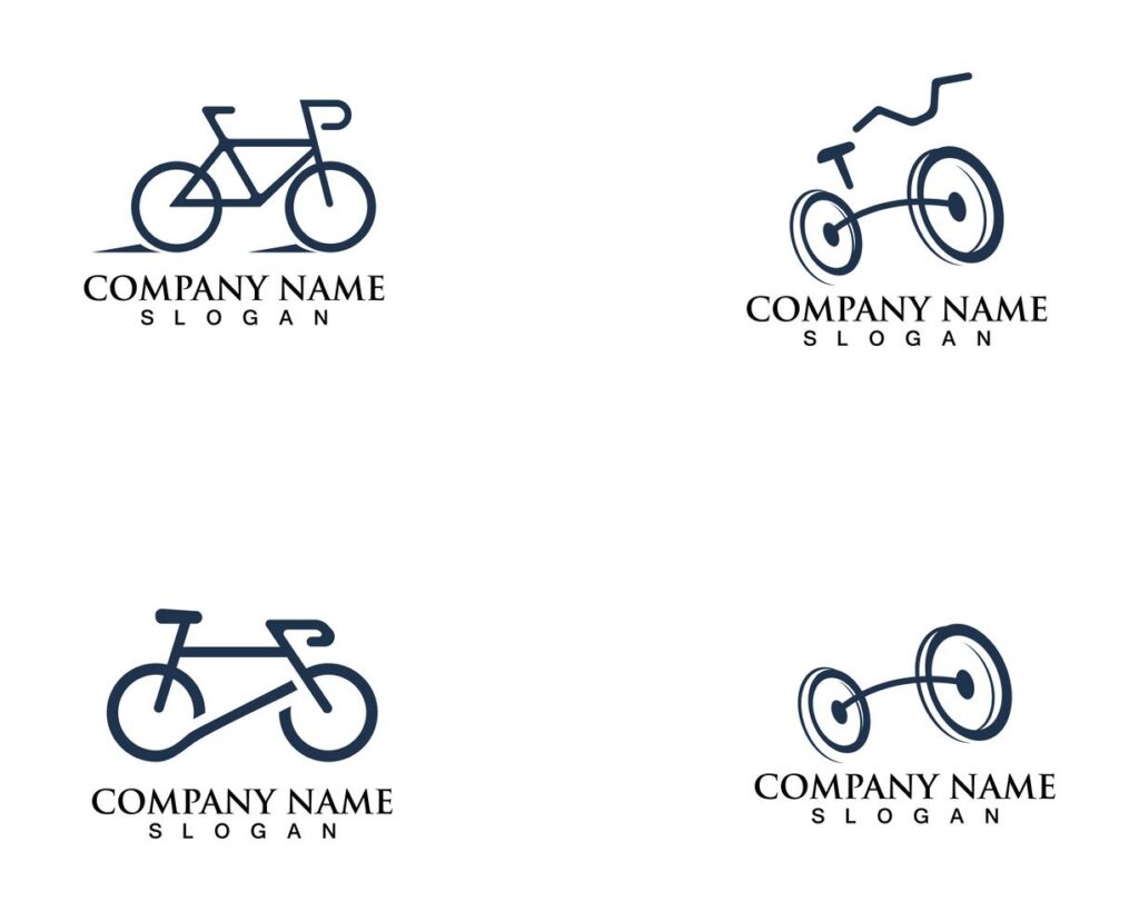 Bike logo and symbols vector Stock Free